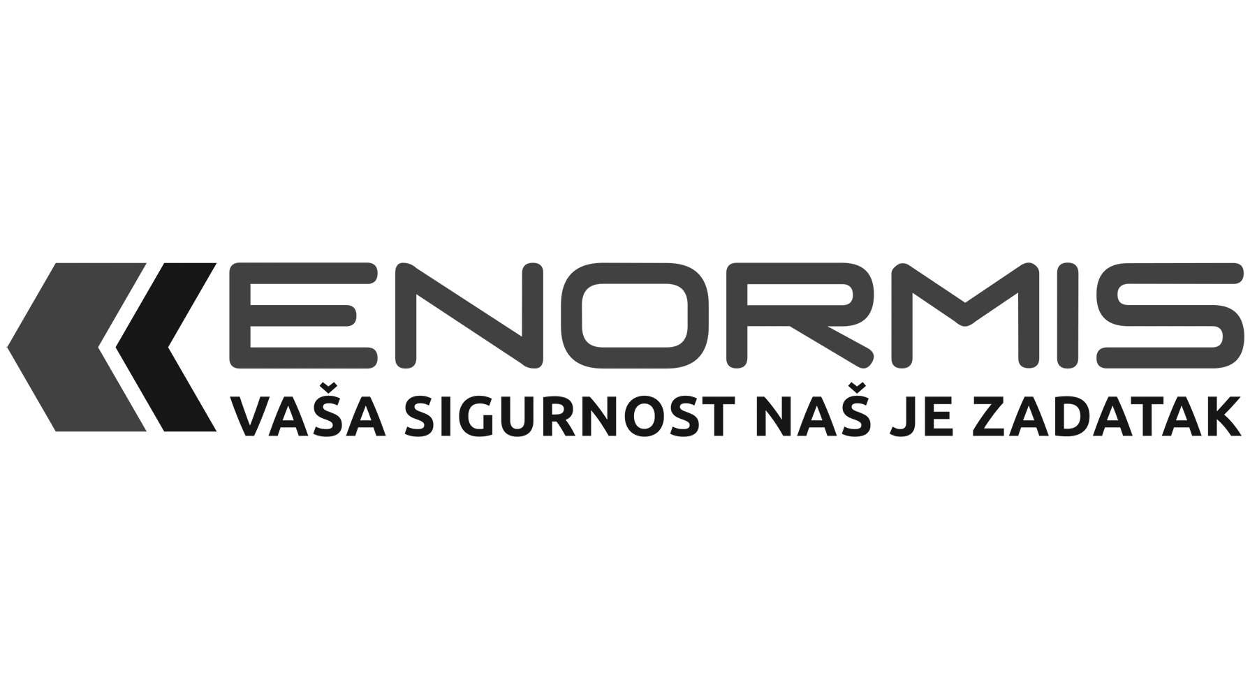 Enormis logo grayscale